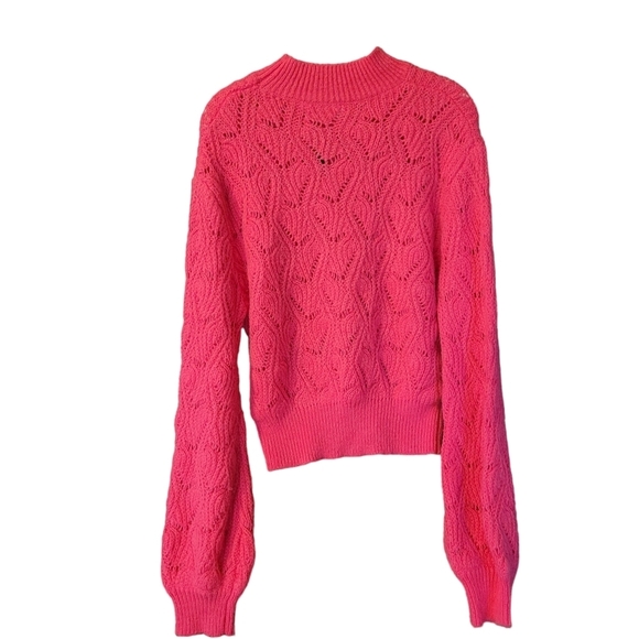 Astr Pink High Neck Sweater - Picture 4 of 8